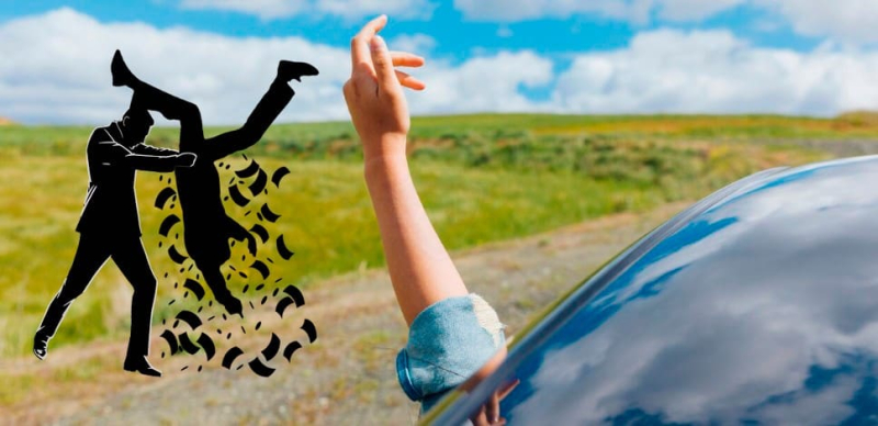 Можно ли высовываться из машины, вытягивать руку по ПДД и какой за это штраф?